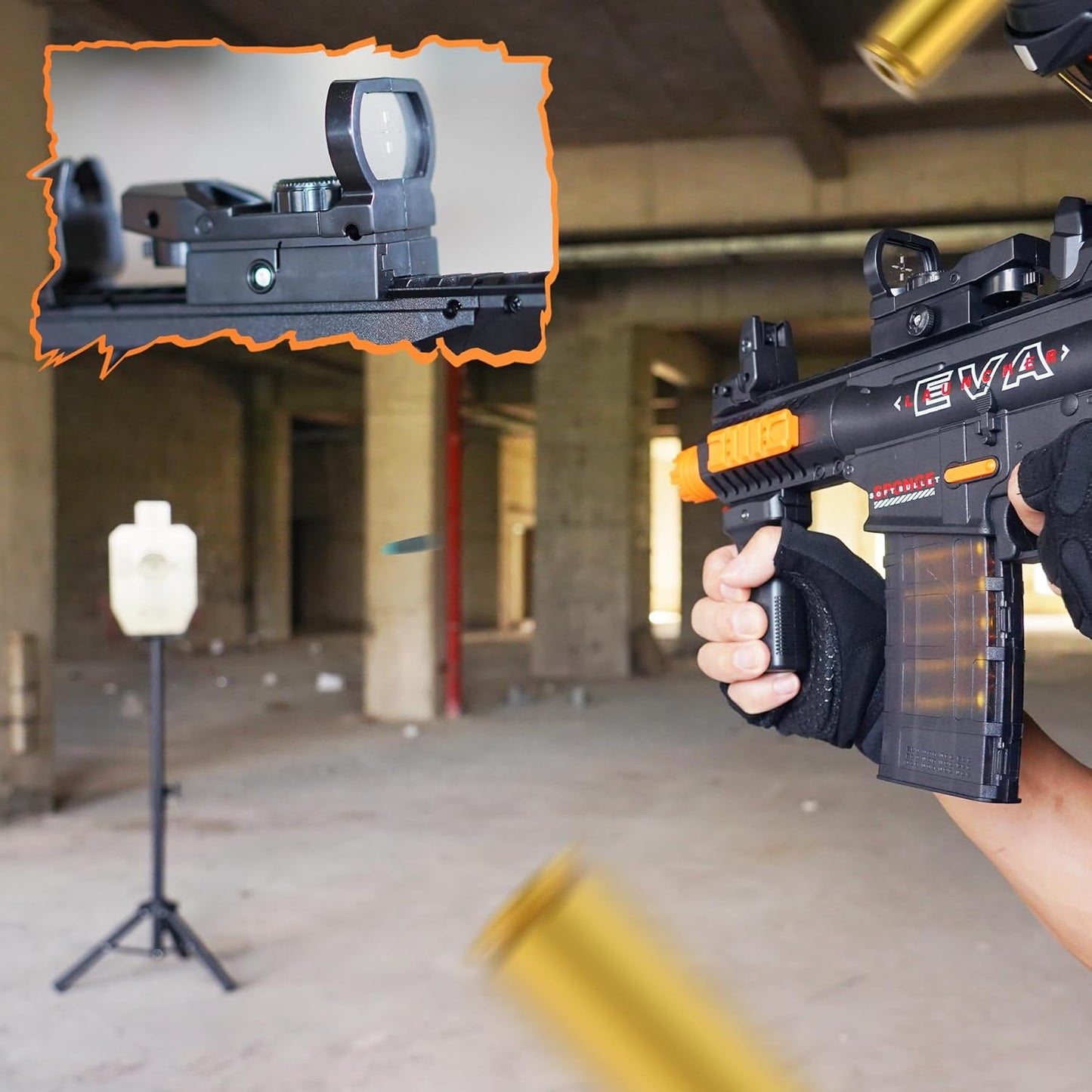 Jellybullet Foam Blaster 721044, Foam Shell Ejecting, Shooting Fun, Outdoor Shooting Activities, Toy Blaster with Soft Bullets, 18+ (ARPBLC9)