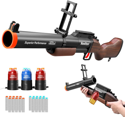 Shell Ejecting Soft Bullet Toy Gun Foam Pellet Blasters Dart Shotgun Rifle Launcher Cool Stuff with for Birthday Shooting Game Gifts for Boy Age 8+ 9 10 11 12 Year Old Kid Ideas (Grain)