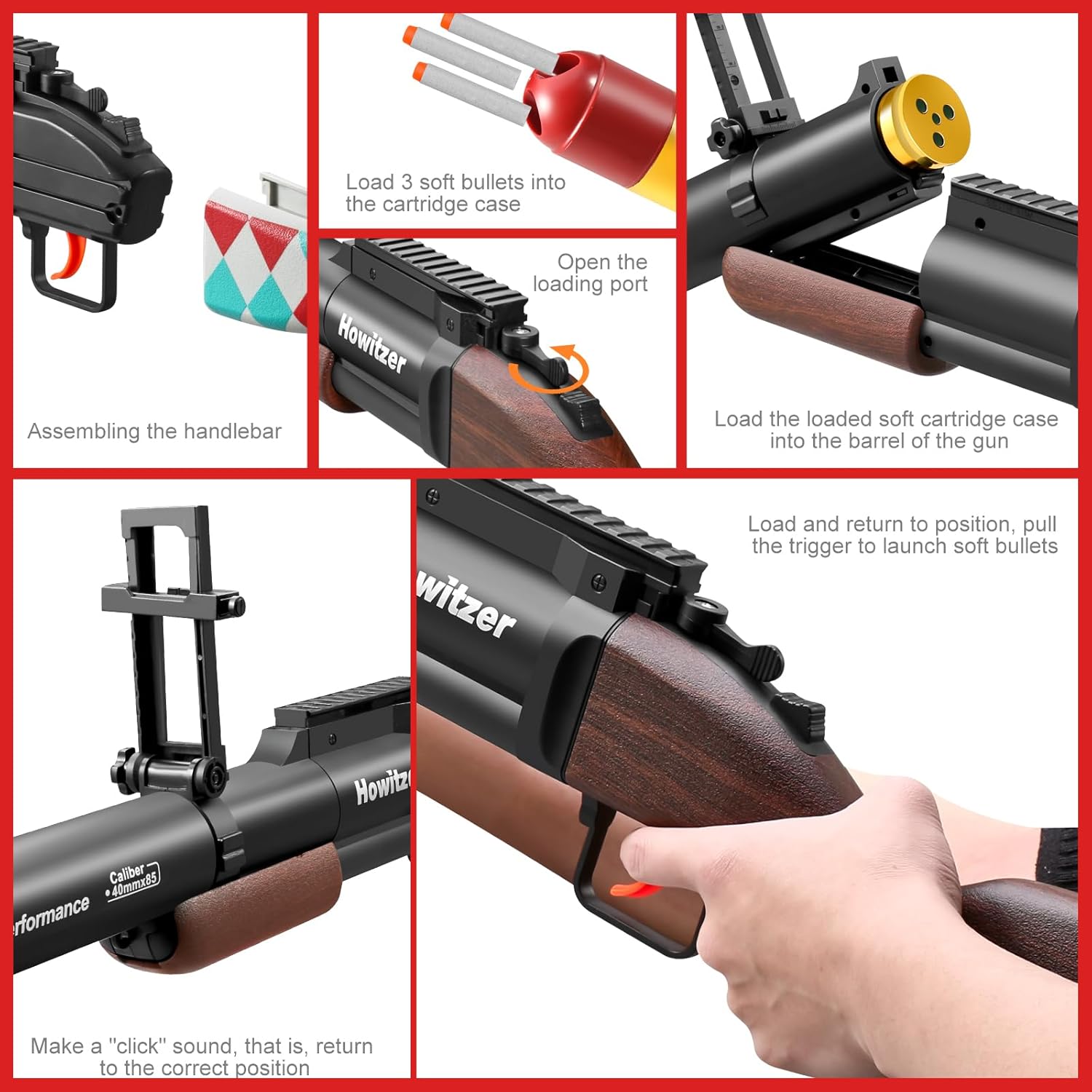 Shell Ejecting Soft Bullet Toy Gun Foam Pellet Blasters Dart Shotgun Rifle Launcher Cool Stuff with for Birthday Shooting Game Gifts for Boy Age 8+ 9 10 11 12 Year Old Kid Ideas (Grain)