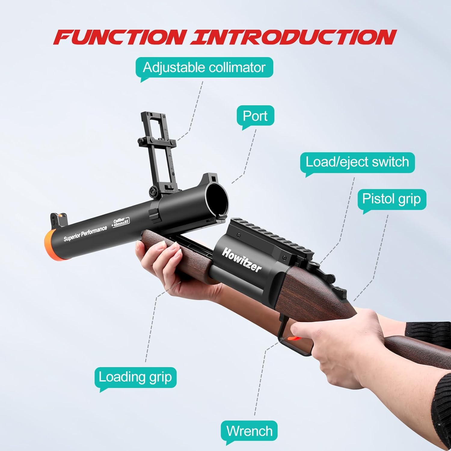 Shell Ejecting Soft Bullet Toy Gun Foam Pellet Blasters Dart Shotgun Rifle Launcher Cool Stuff with for Birthday Shooting Game Gifts for Boy Age 8+ 9 10 11 12 Year Old Kid Ideas (Grain)