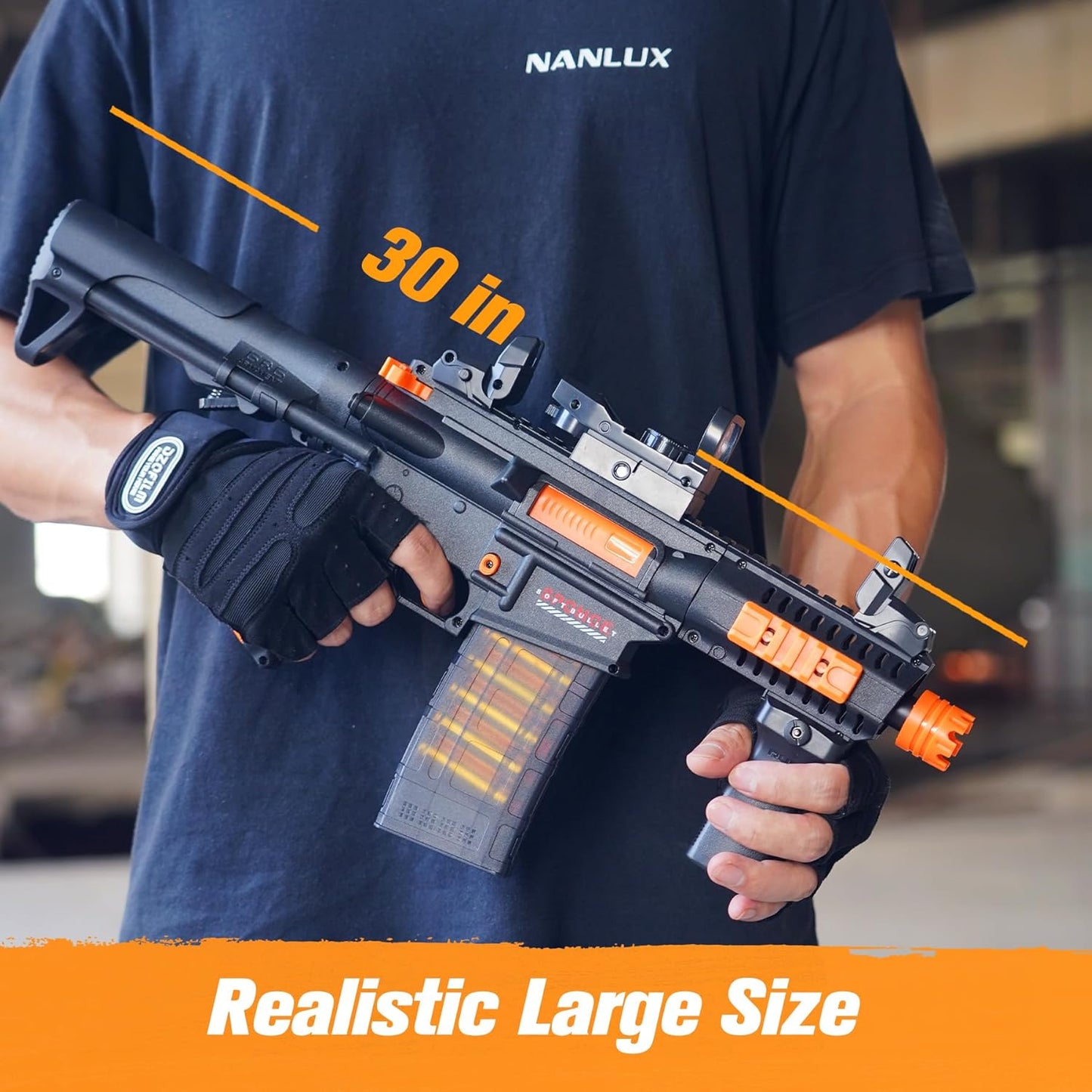 Jellybullet Foam Blaster 721044,  Foam Shell Ejecting, Shooting Fun, Outdoor Shooting Activities, Toy Blaster with Soft Bullets, 18+ (ARPBLC9)