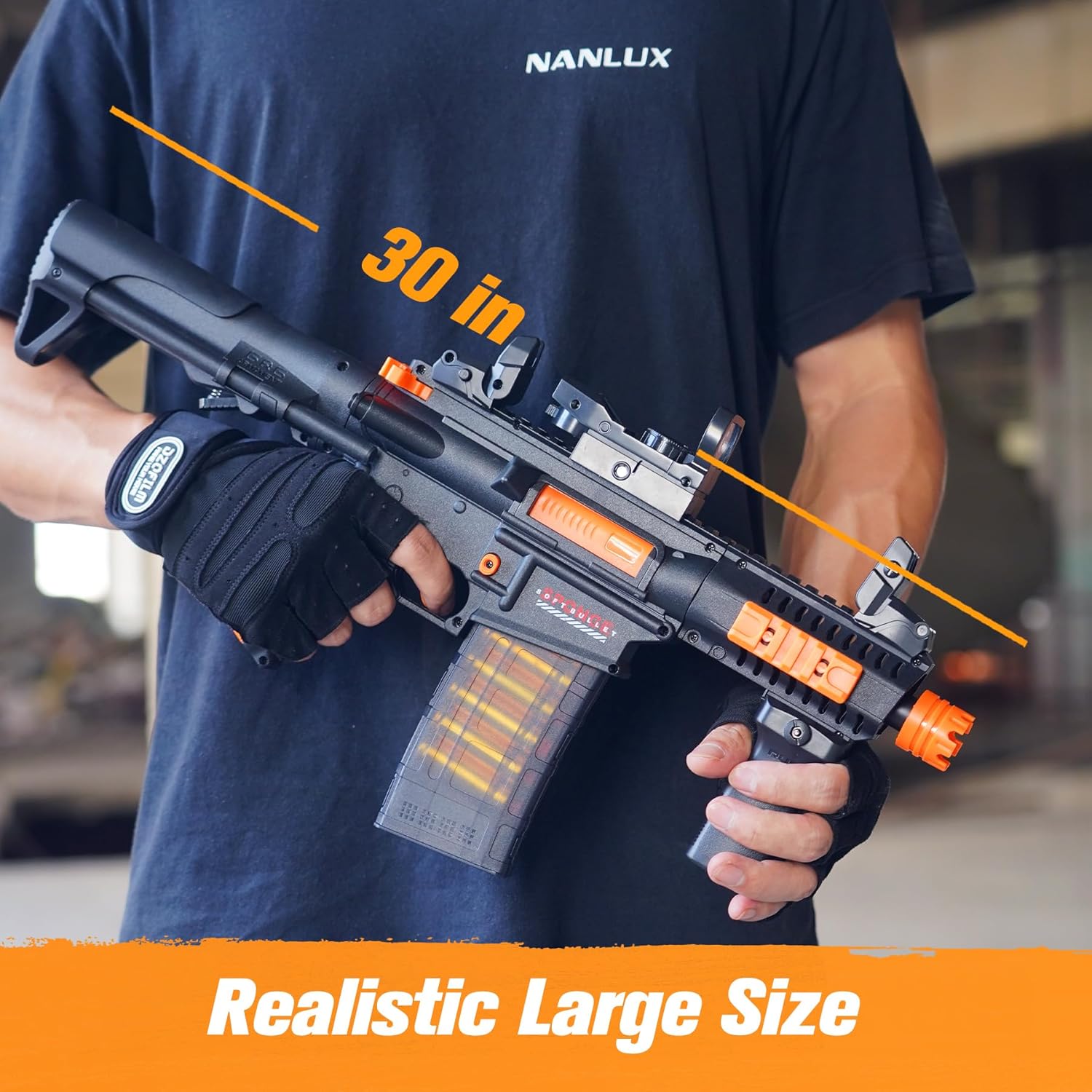 Jellybullet Foam Blaster 721044,  Foam Shell Ejecting, Shooting Fun, Outdoor Shooting Activities, Toy Blaster with Soft Bullets, 18+ (ARPBLC9)