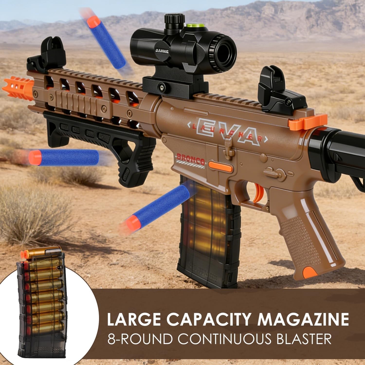 Realistic Foam Dart Blaster Shotgun with Shell Ejecting 50FT Soft Bullet Gun with 15 Shell Casings 60 Foam Darts Blaster Gun for Ages 12+